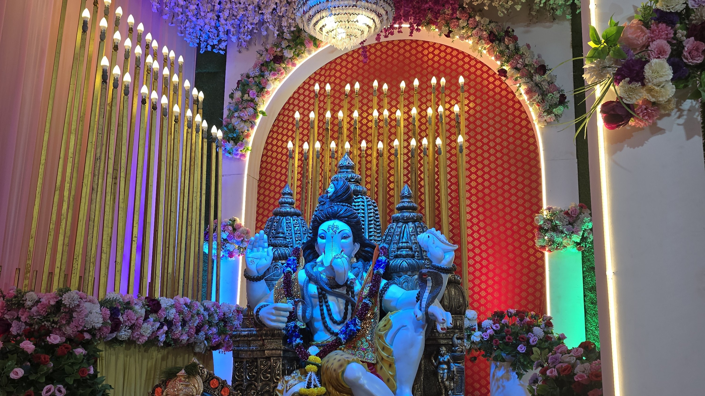 A Blingsquare Ganpati mandap