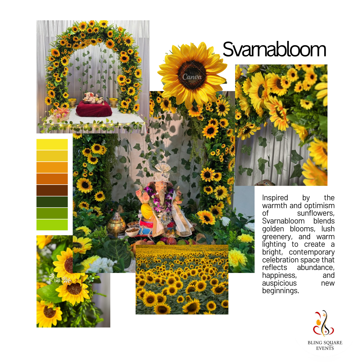 Svarnabloom — Ganpati décor concept