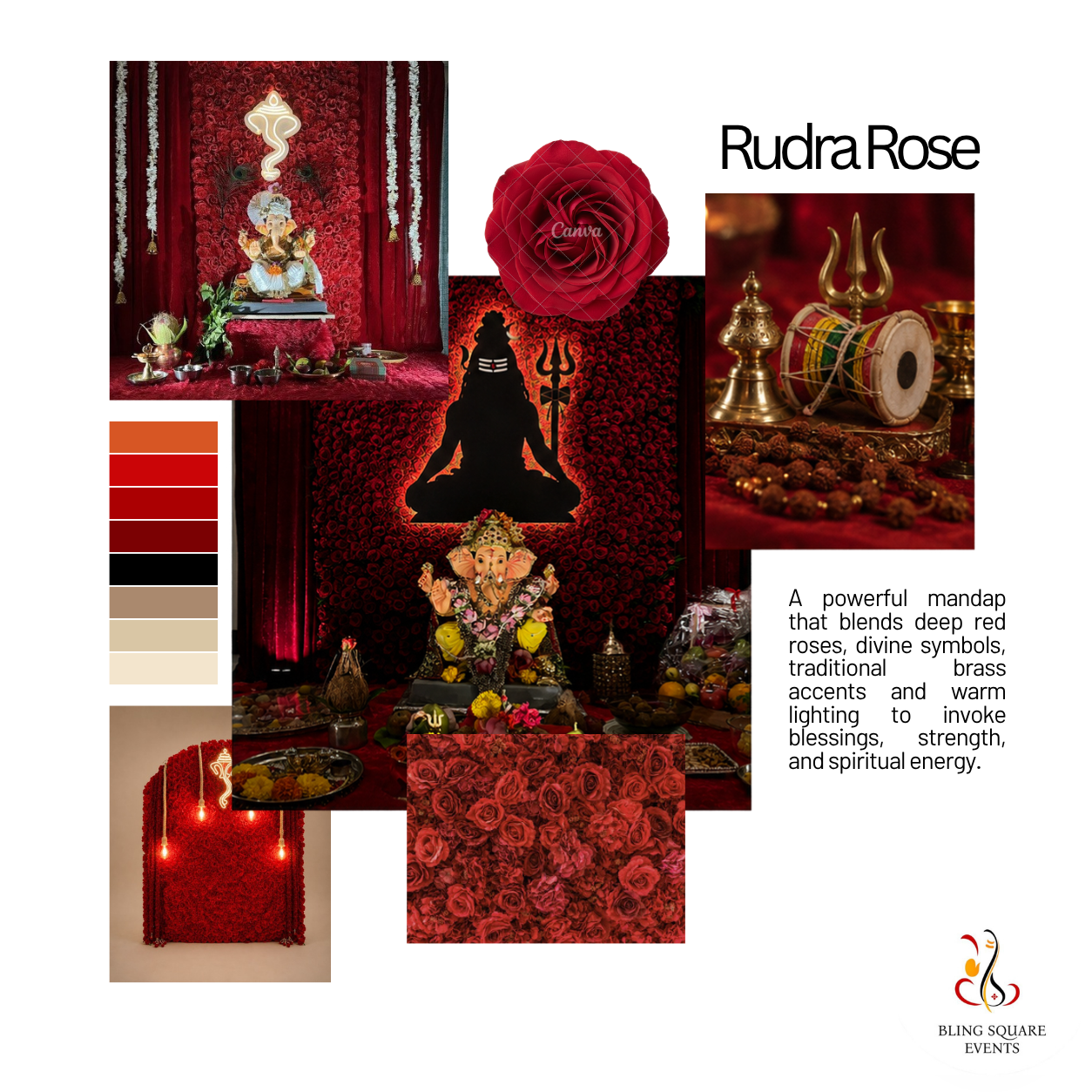 Rudra Rose — Ganpati décor concept