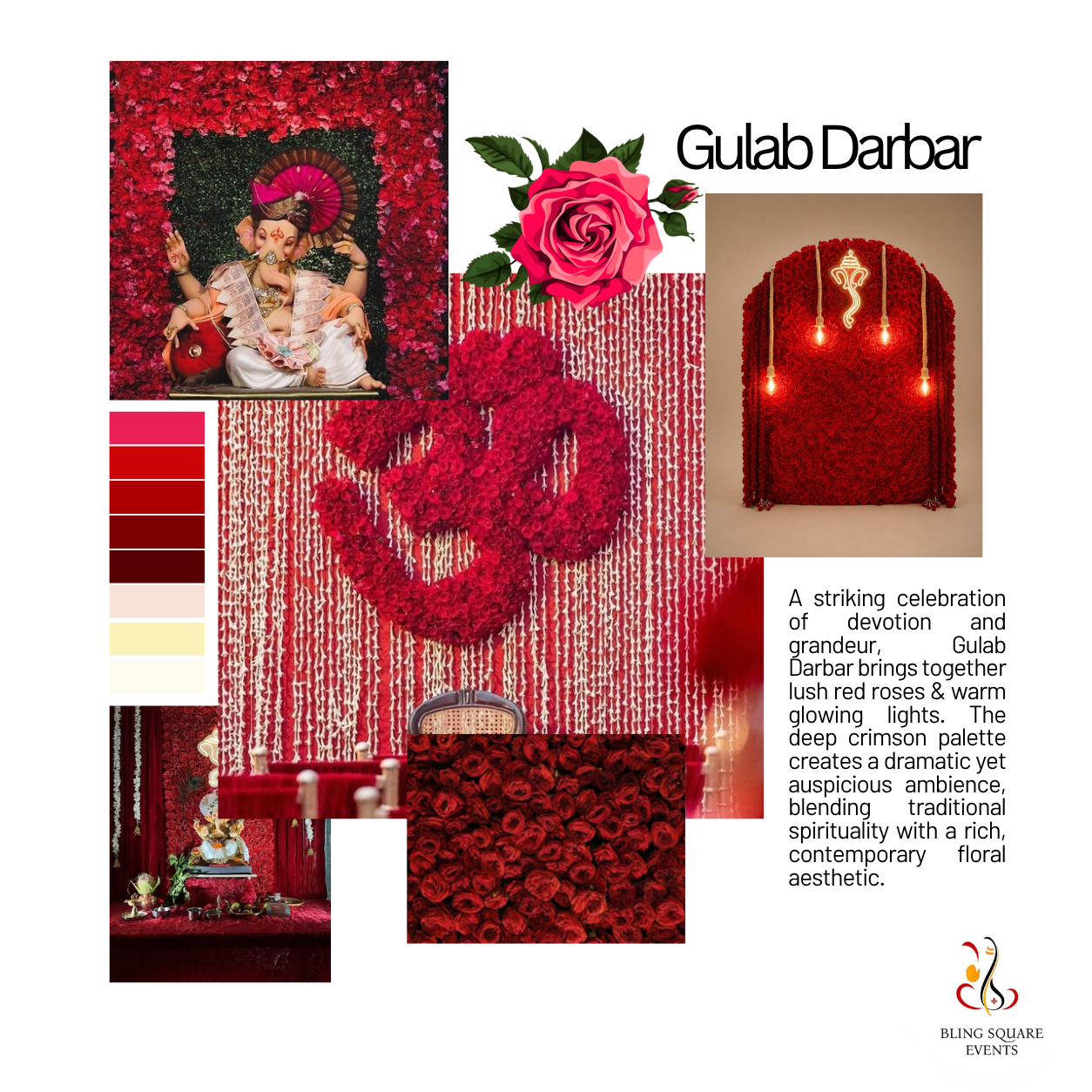 Gulab Darbar — Ganpati décor concept